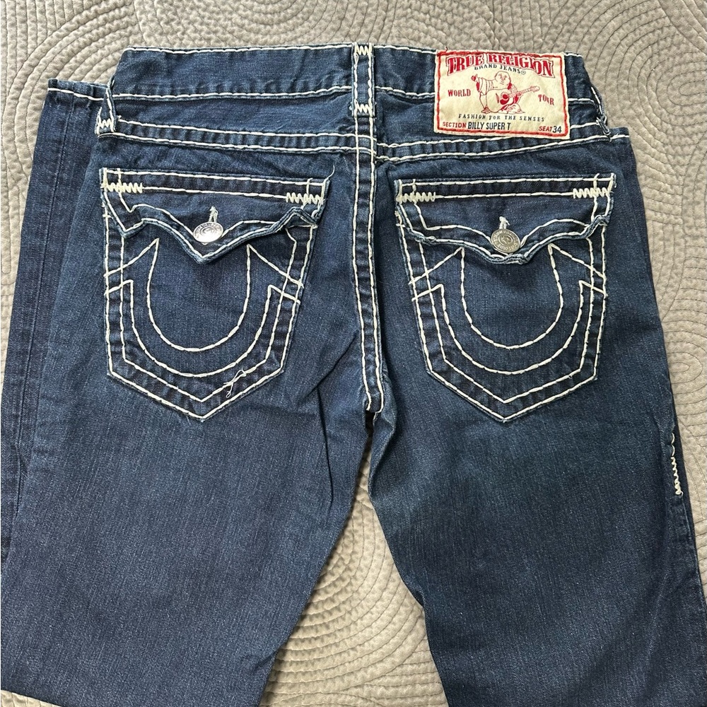 True Religion Jeans Mens Billy Super T 100% Cotton